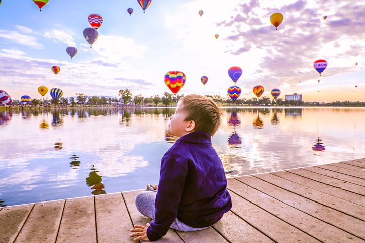 Balloons on Prospect Lake